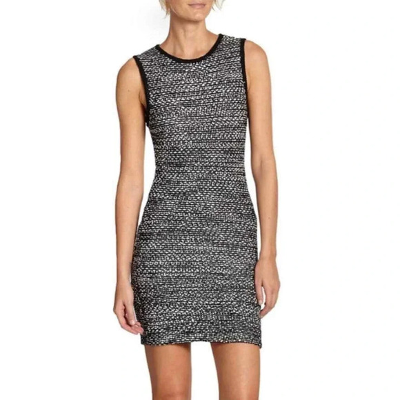 Alice + Olivia NWT Havana Eyelash Wool Blend Mini Dress Medium Women's - Picture 1 of 10